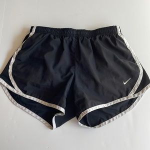 Nike dry fit wide leg running shorts with built in pan tie size medium